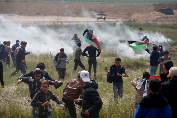 Más de mil niños heridos por Israel en las protestas en Gaza