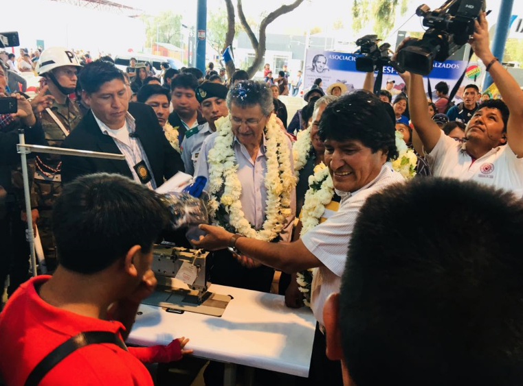 Evo Morales: «La tierra es de quien la trabaja»