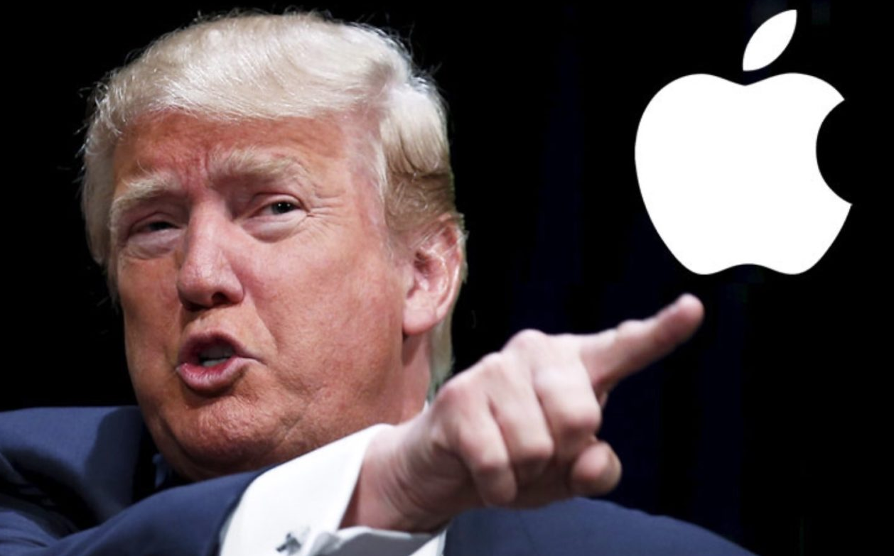 Trump amenaza a Apple