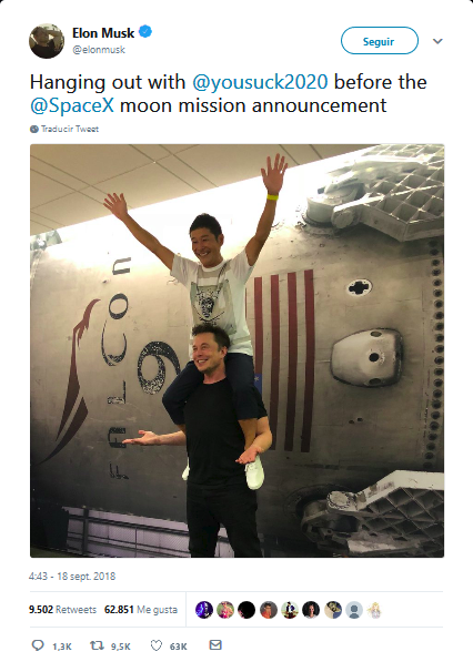 SpaceX escucha a Sagan: enviarán al espacio (probablemente) a un poeta
