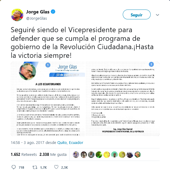 ¿Qué hay detrás del juicio al vicepresidente de Ecuador?